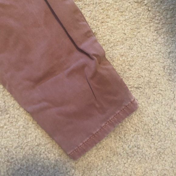 EUC American Eagle Outfitters AEO Tie Front Pink Jean Jeggings - Picture 10 of 12